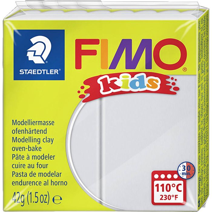 FIMO® Kids Boetseerklei, lichtgrijs, 42 gr/ 1 doos