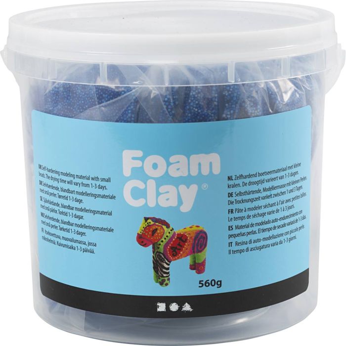 Foam Clay®, blauw, 560 gr/ 1 emmer