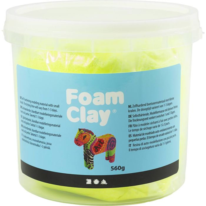 Foam Clay®, lichtgeel, 560 gr/ 1 emmer