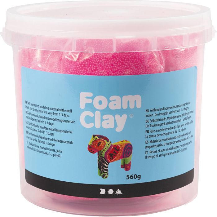 Foam Clay®, roze, 560 gr/ 1 emmer