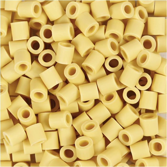 BioBeads van NABBI, afm 5x5 mm, gatgrootte 2,5 mm, medium, geel, 1000 stuk/ 1 doos