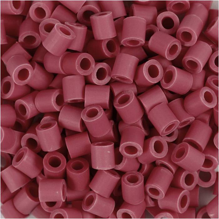 BioBeads van NABBI, afm 5x5 mm, gatgrootte 2,5 mm, medium, rood, 1000 stuk/ 1 doos