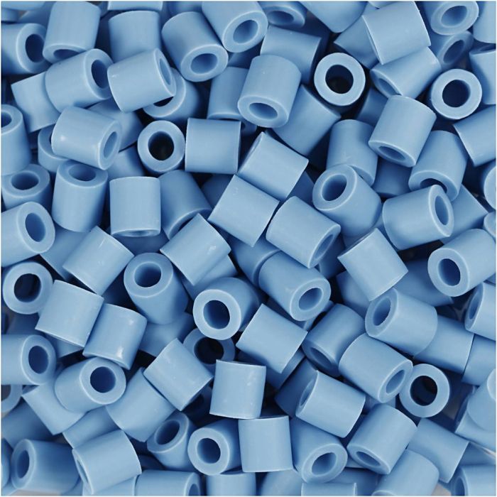 BioBeads van NABBI, afm 5x5 mm, gatgrootte 2,5 mm, medium, blauw, 1000 stuk/ 1 doos