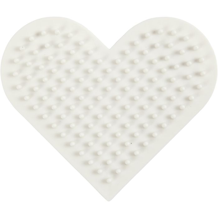 NABBI BioBeads Grondplaat, klein hart, afm 7x8,5 cm, medium, 1 stuk