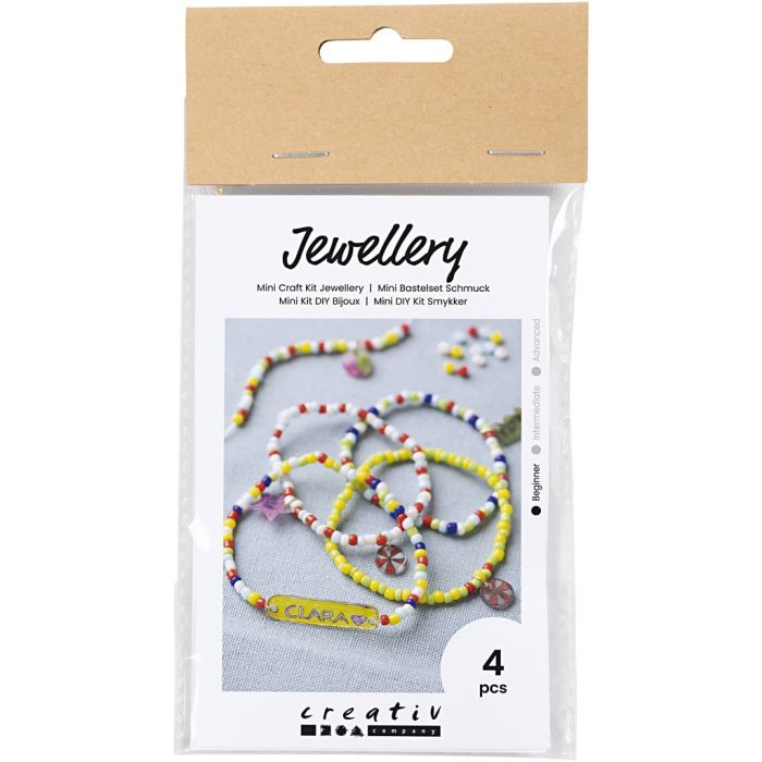 Mini Hobbyset Sieraden, Krimpfolie armbanden, 1 doos