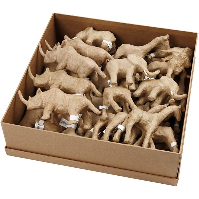 Jungledieren, H: 7,5-10 cm, 32 stuk/ 1 doos