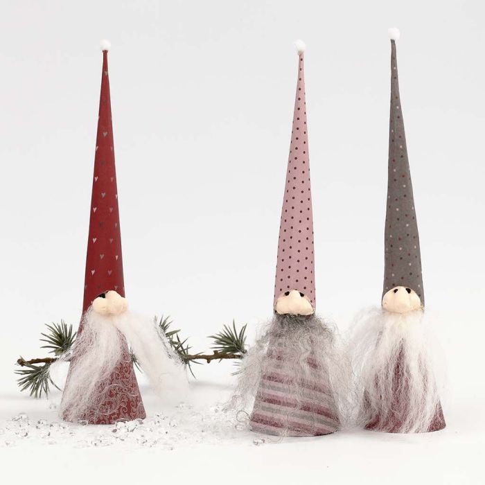 Kegelkabouters van Vivi Gade Design papier en Silk Clay
