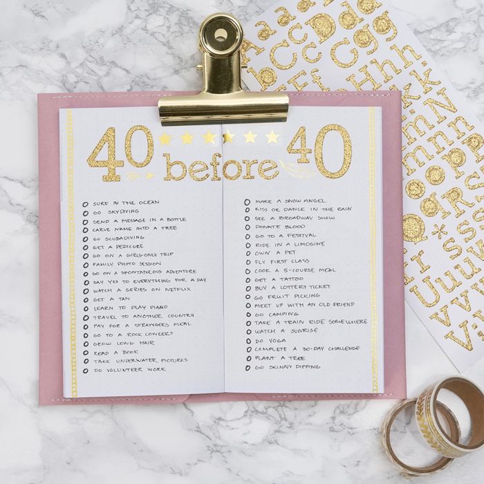 Bucket List voor  Bullet Journal en Planner