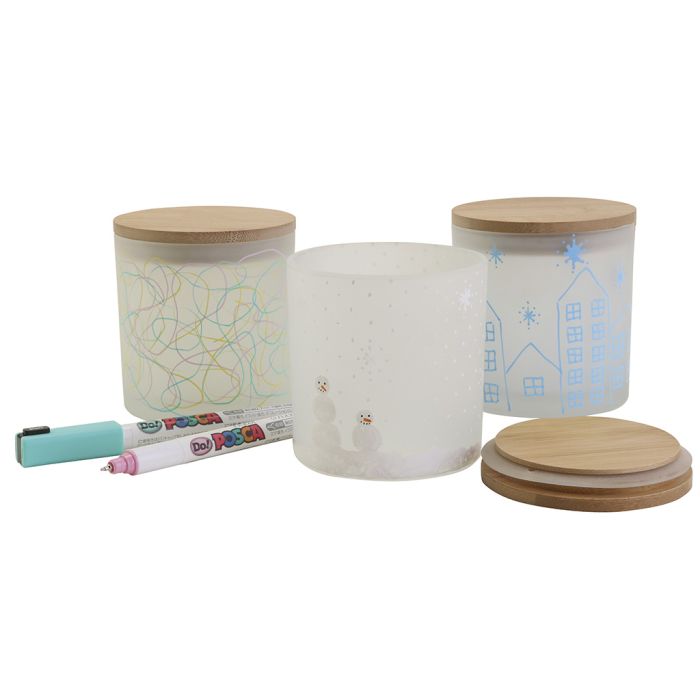 Decoratieve voorraadpotten met prachtige designs