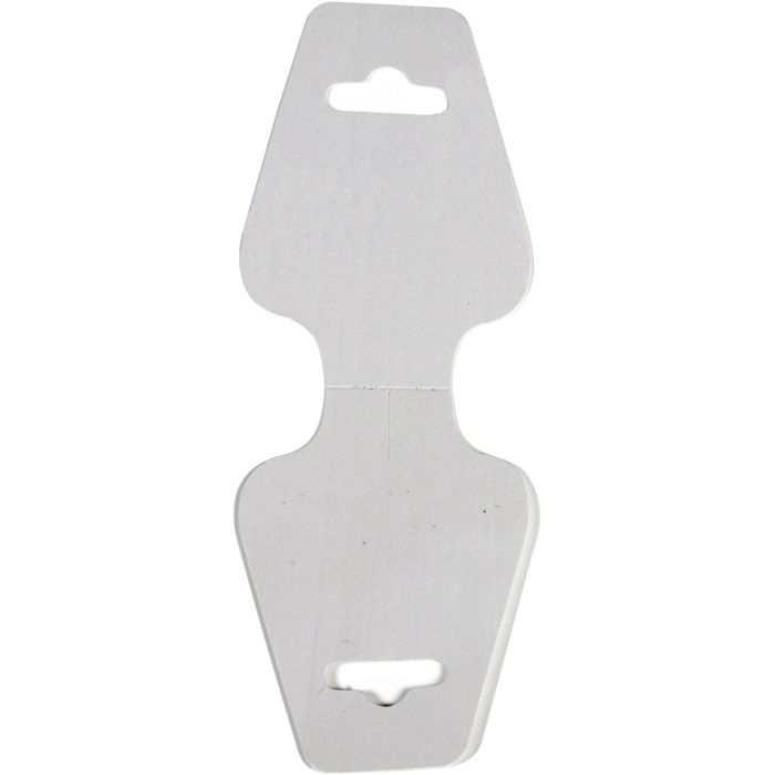 Sieraden ophangkaart - My design, lichtgrijs, 100 stuk/ 1 doos