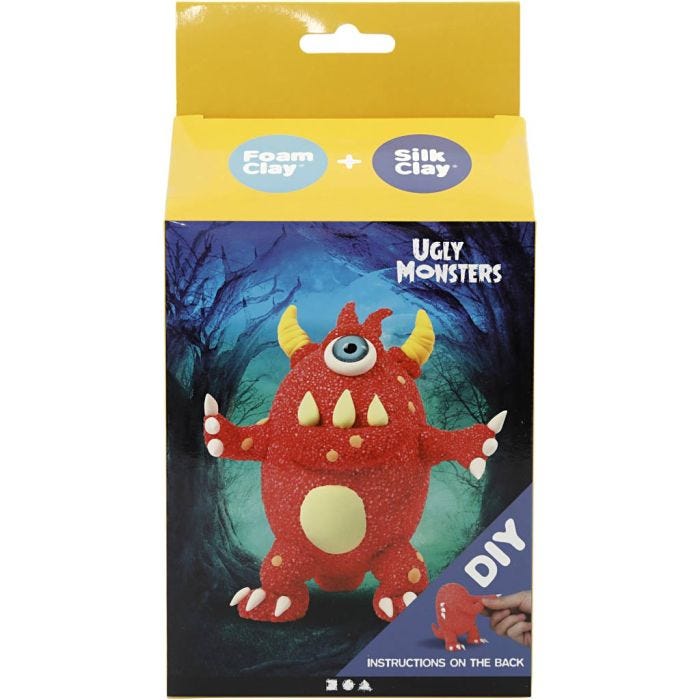 Funny Friends, monster, rood, 1 doos