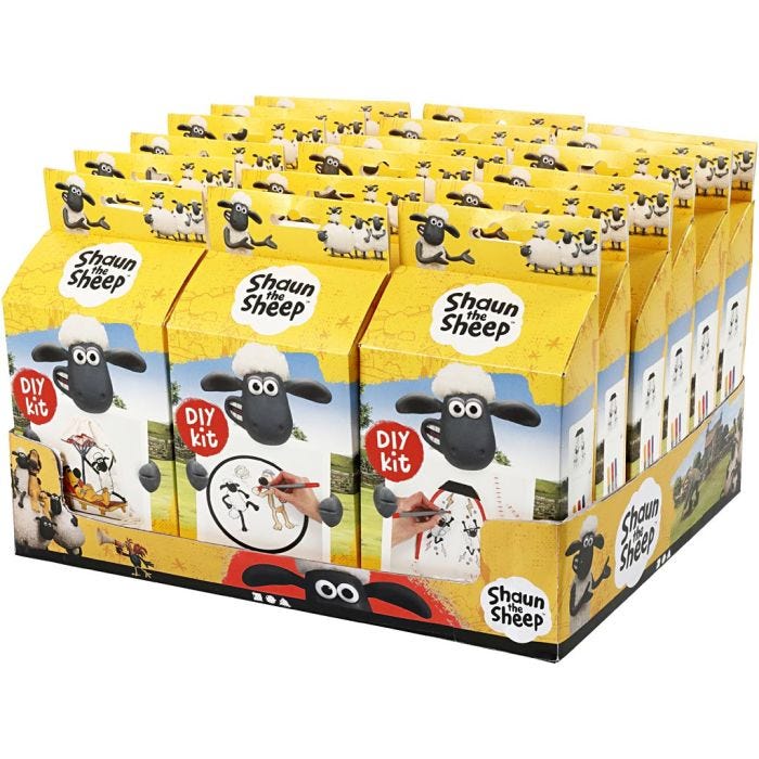Baliedisplay met DIY sets, 18 set/ 1 doos