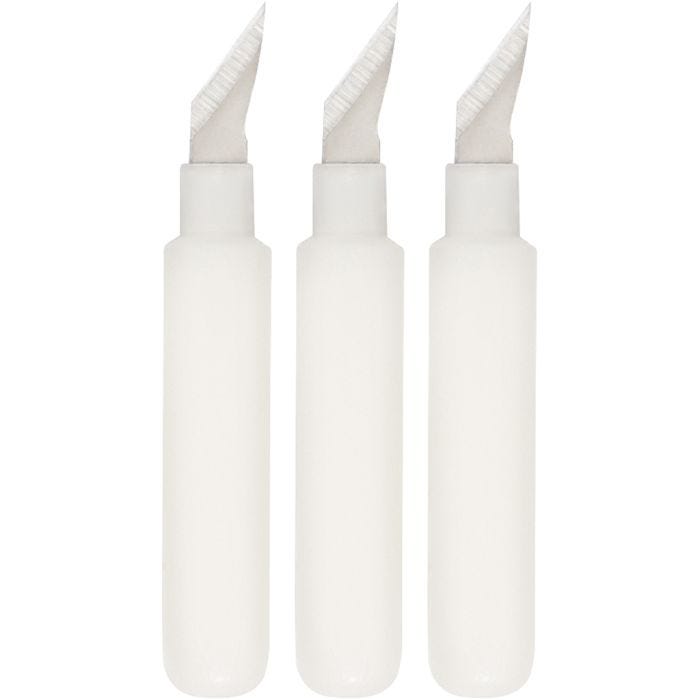 Reservemesjes Fiskars Art Knife, L: 5 mm, B: 3 mm, 3 stuk/ 1 doos