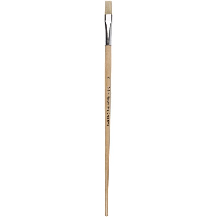 Nature Line kwasten, 14, L: 32 cm, B: 12 mm, lange steel, 12stuk/ 1 doos