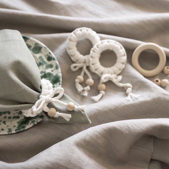 Macramé servetringen