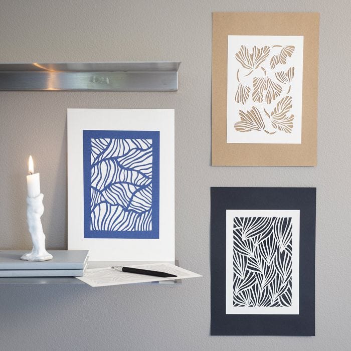 Wandkunst van papier