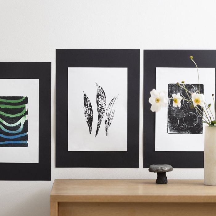 Leer hoe u kunstposters maakt met een gel-drukplaat
