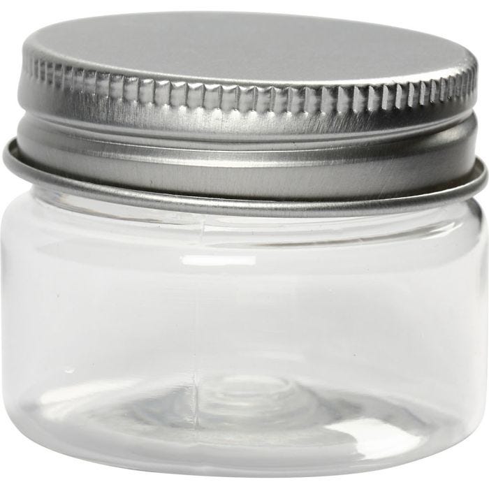 Potje met schroefdop, H: 35 mm, d 40 mm, 35 ml, 10 stuk/ 1 doos