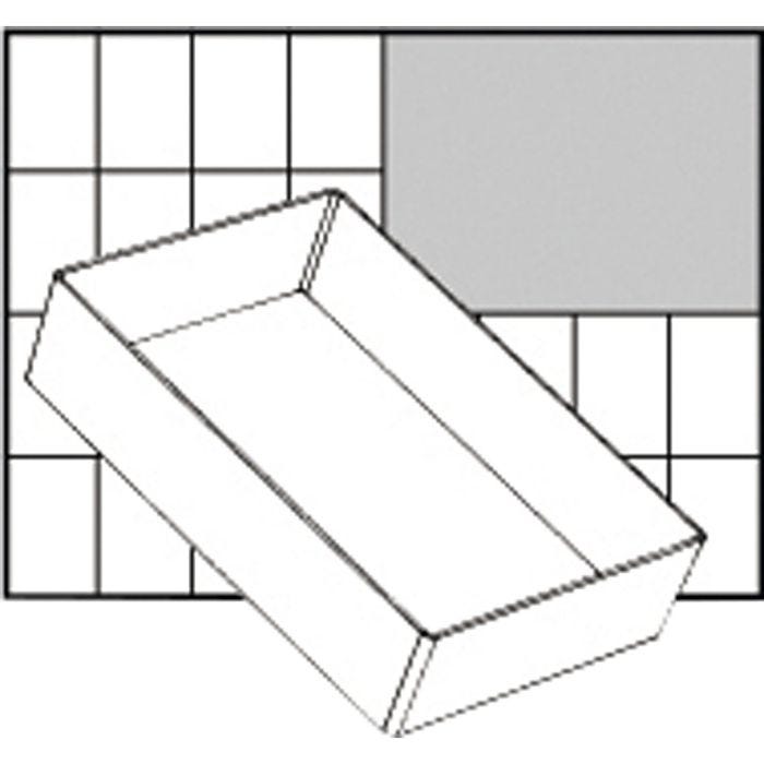 Inzet Box, H: 47 mm, afm 157x109 mm, 1 stuk