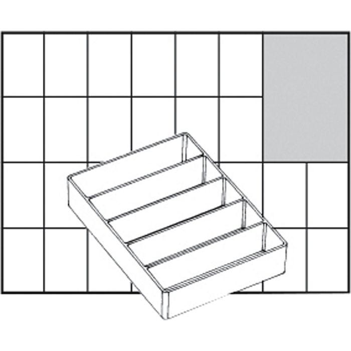 Inzet Box, H: 24 mm, afm 109x79 mm, 1 stuk