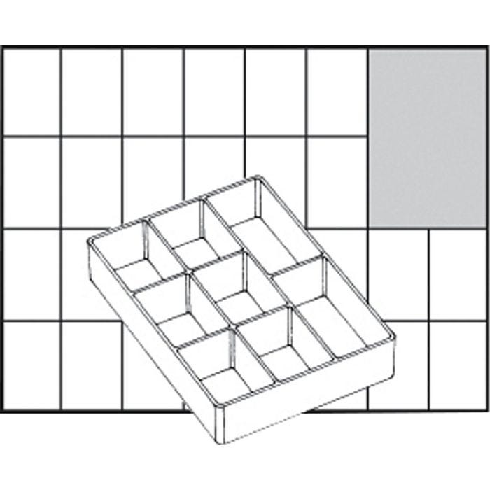 Inzet Box, afm A78 Low, H: 24 mm, afm 109x79 mm, 1 stuk