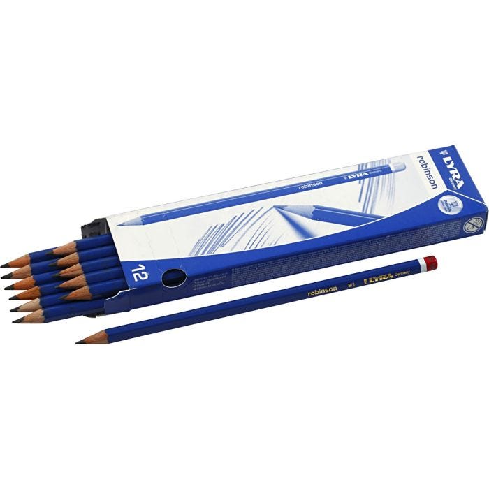 Robinson Potloden, d 6,8 mm, B, vulling 2 mm, 12 stuk/ 1 doos