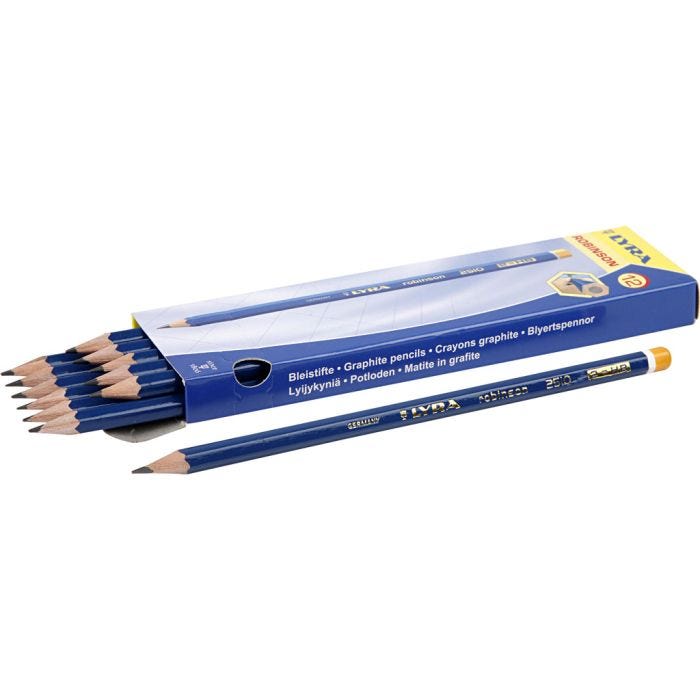 Robinson Potloden, d 6,8 mm, HB, vulling 2 mm, 12stuk/ 1 doos