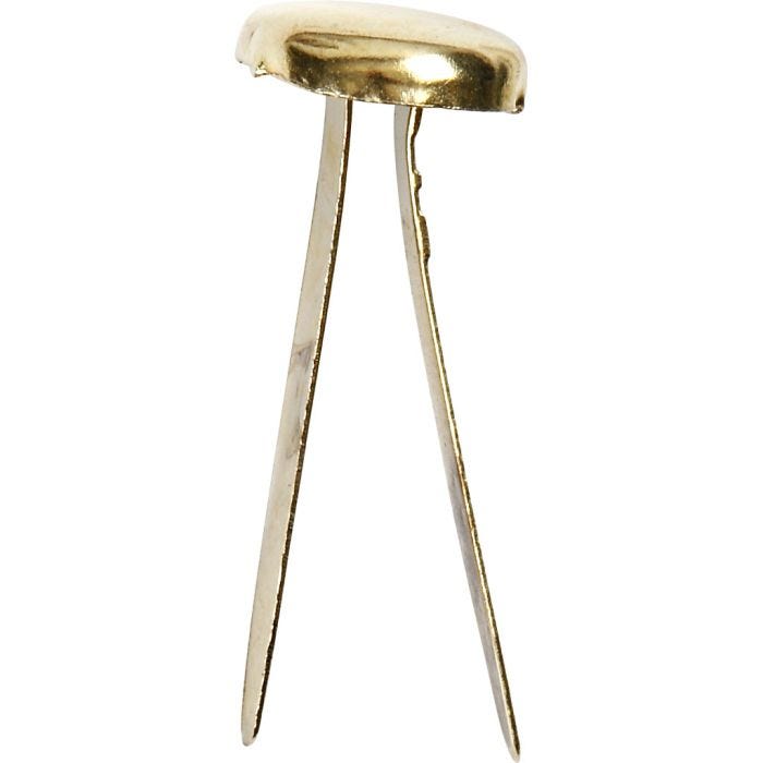 Splitpennen, L: 20 mm, goud, 70 stuk/ 1 doos