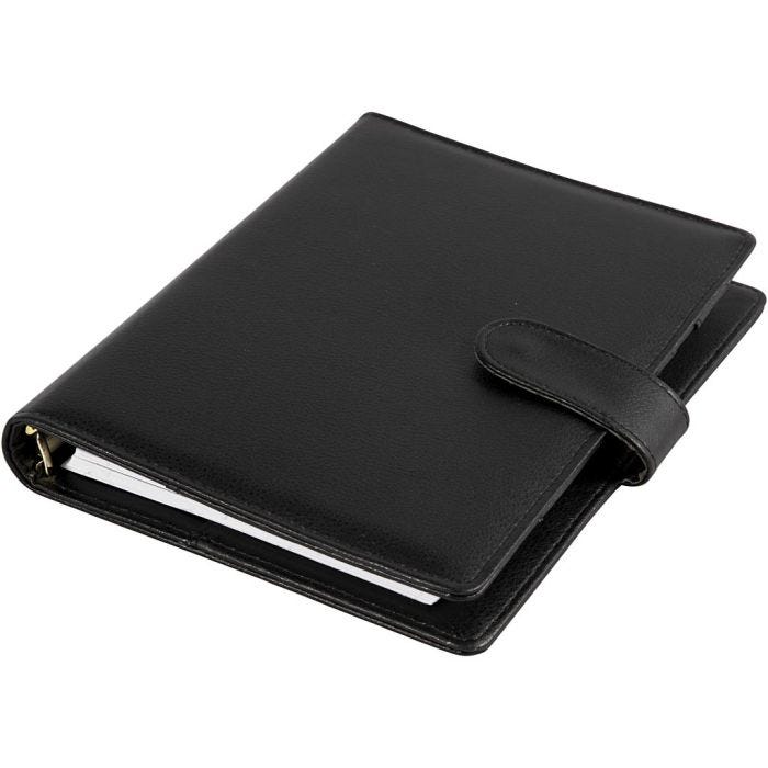 Planner / Bulletjournal, afm 19x23,5x4 cm, ringband, zwart, 1 stuk