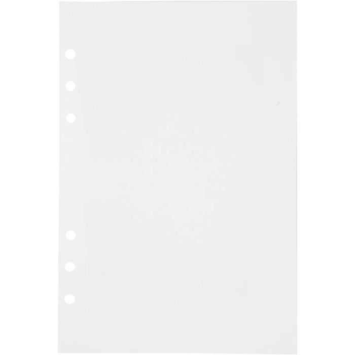 Planner / Bulletjournal pagina's, afm 142x210 mm, Aantal pagina's 36, 120 gr, wit, 1 stuk