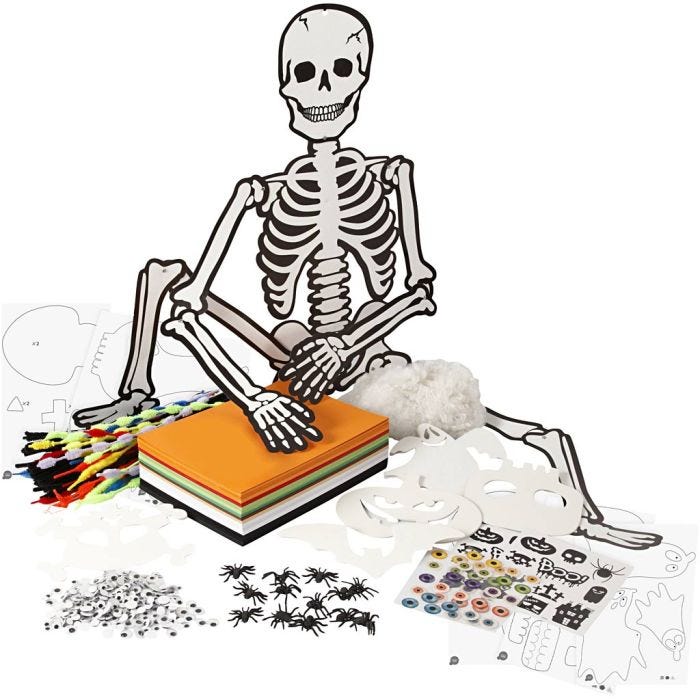 Set voor een creatief Halloween, 1 set
