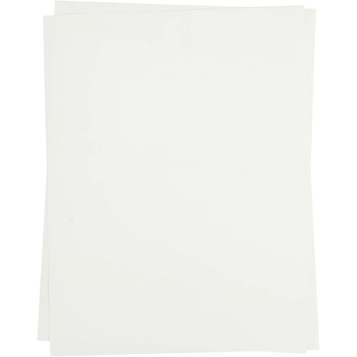 Transfer vellen, vel 21,5x28 cm, voor licht textiel, transparant, 5 vel/ 1 doos