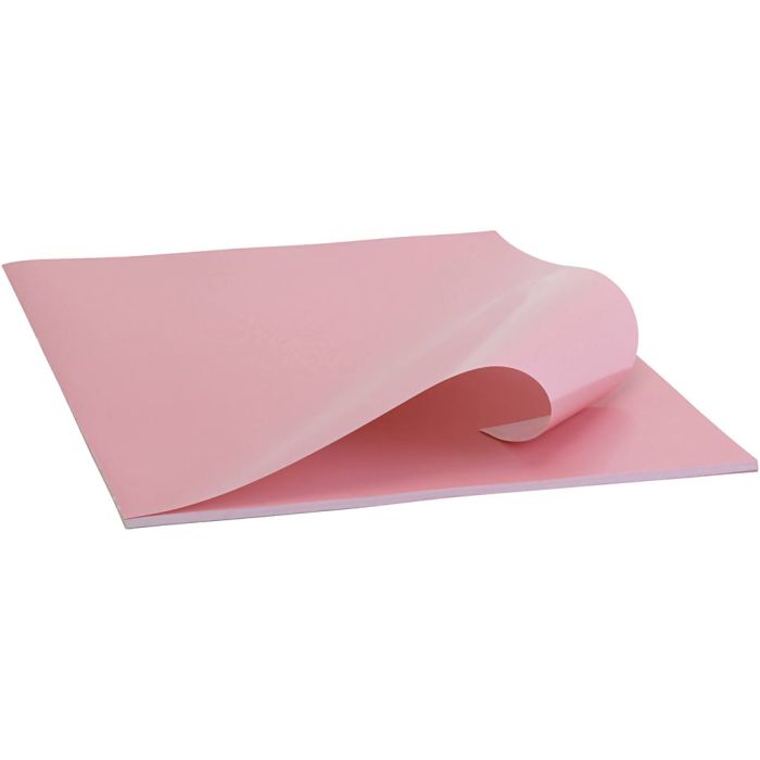 Glanspapier, vel 32x48 cm, 80 gr, roze, 25 vel/ 1 doos
