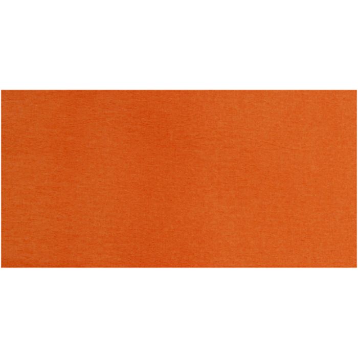Crepepapier, vel 50x250 cm, oranje, 10 vouw/ 1 doos