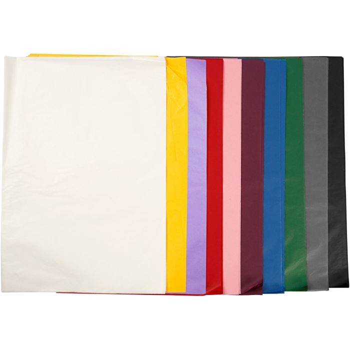 Tissuepapier, vel 50x70 cm, 17 gr, 10x25vel/ 1 doos