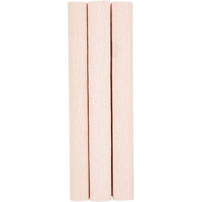 Crêpepapier, vel 25x60 cm, Crêpe-verhouding: 180%, 105 gr, lichtroze, 3 vel/ 1 doos