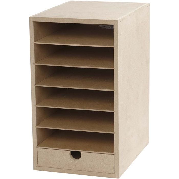 Papier opslag unit, H: 31,5 cm, D: 24,5 cm, B: 18 cm, A5, 1 stuk