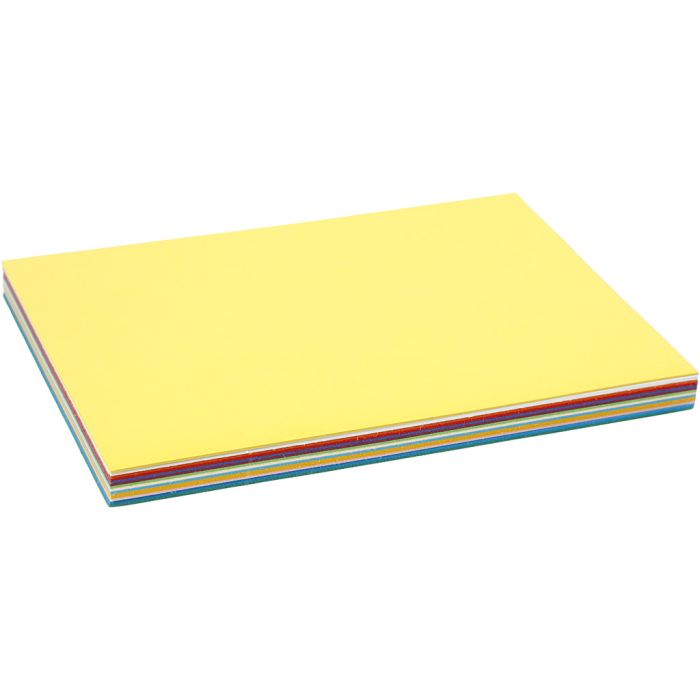 Lentekarton, A5, vel 148x210 mm, 180 gr, diverse kleuren, 60div vellen/ 1 doos