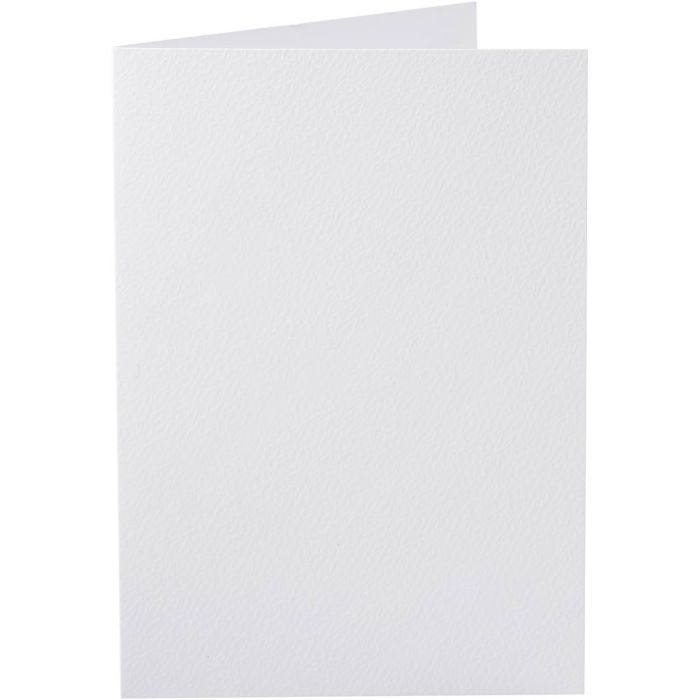 Kaarten, afmeting kaart 10,5x15 cm, 220 gr, wit, 10 stuk/ 1 doos