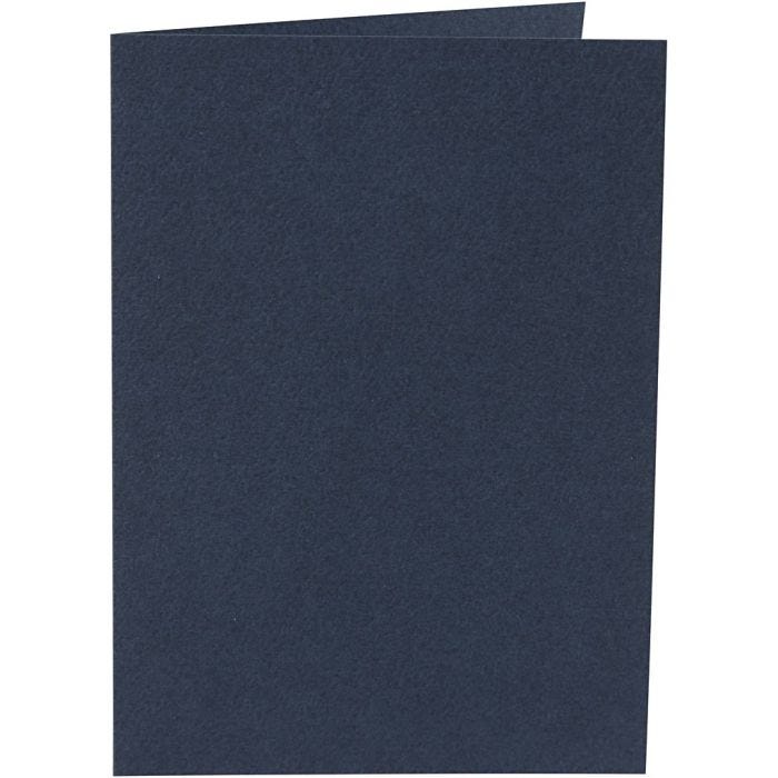 Kaarten, afmeting kaart 10,5x15 cm, 220 gr, blauw, 10 stuk/ 1 doos
