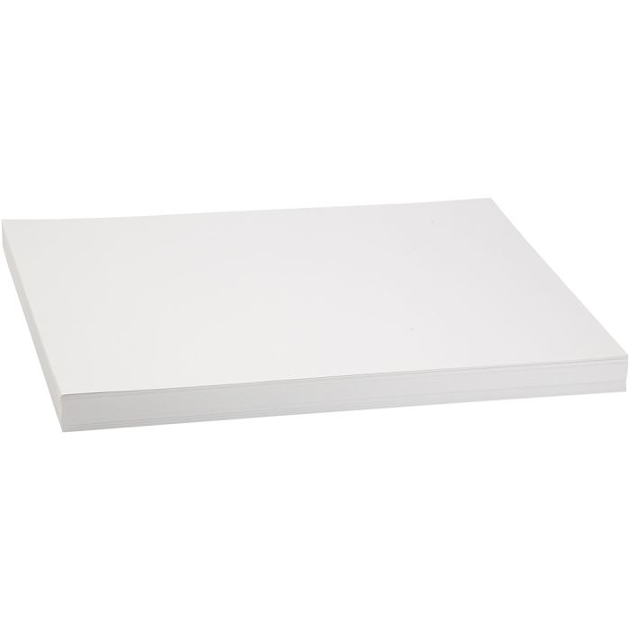 Gekleurd Karton, A3, vel 297x420 mm, 250 gr, wit, 100 vel/ 1 doos