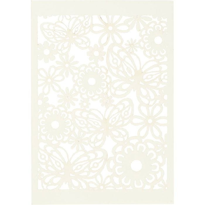 Patroonkarton, vel 10,5x15 cm, 200 gr, off-white, 10 stuk/ 1 doos