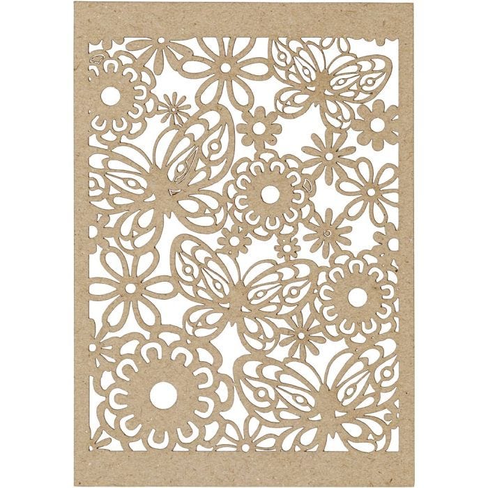Patroonkarton, vel 10,5x15 cm, 200 gr, naturel, 10 stuk/ 1 doos