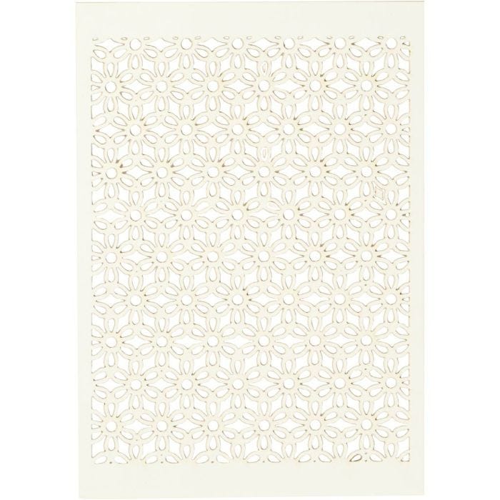 Patroonkarton, vel 10,5x15 cm, 200 gr, off-white, 10 stuk/ 1 doos