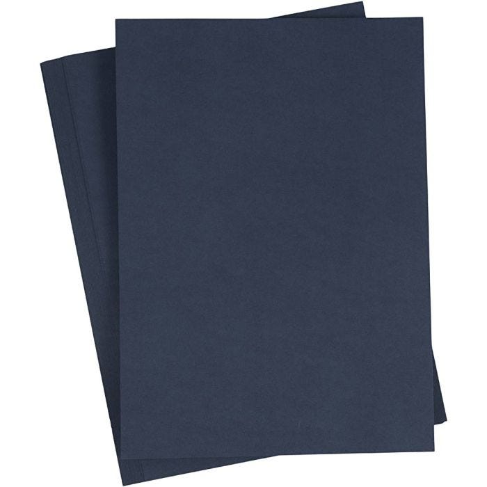 Papier, A4, vel 210x297 mm, 110 gr, blauw, 20 stuk/ 1 doos