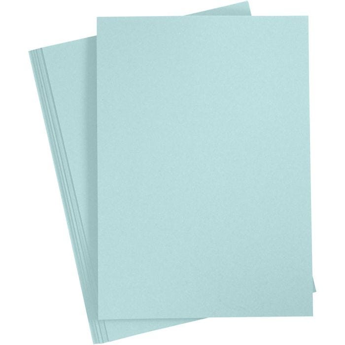 Papier, A4, 210x297 mm, 80 gr, lichtblauw, 20 stuk/ 1 doos