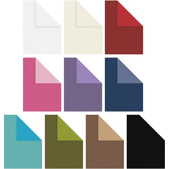 Structuurkarton, A4, vel 210x297 mm, 250 gr, diverse kleuren, 30x10 vel/ 1 doos