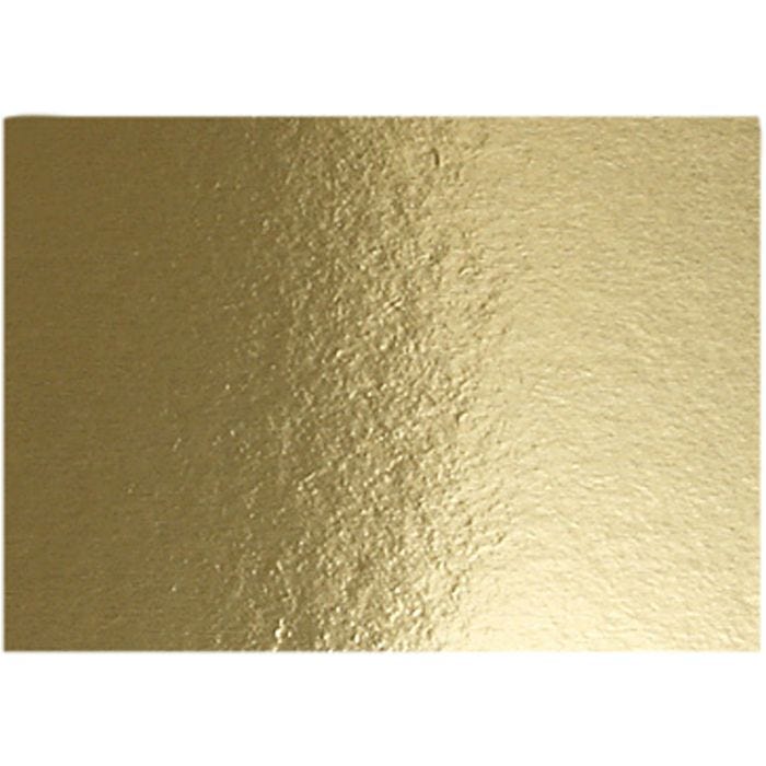 Metallic Foliekarton, A4, vel 210x297 mm, 280 gr, goud, 10 vel/ 1 doos