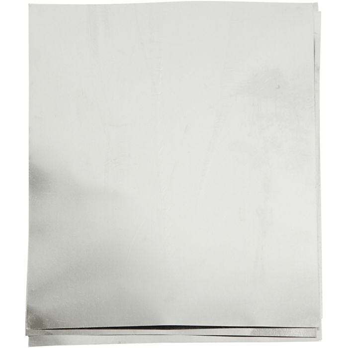 Reliëffolie, A5, vel 148x210 mm, dikte 0,9 mm, zilver, 10 stuk/ 1 doos