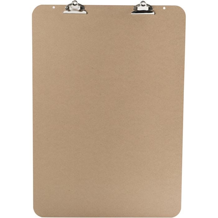XL Klembord , afm 52x74 cm, dikte 5 mm, zilver, 1 stuk